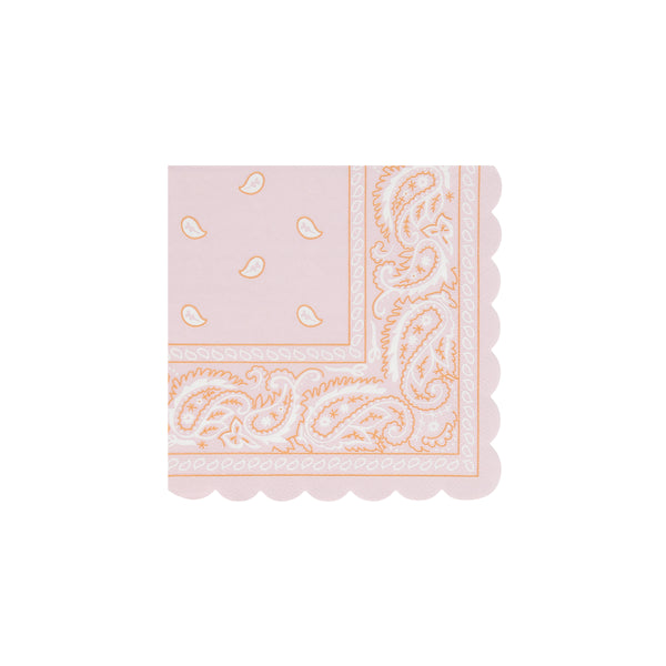 Our party napkins, with colorful bandana designs are great for tablescaping for a country music party, BBQ or line dancing fun. Image5