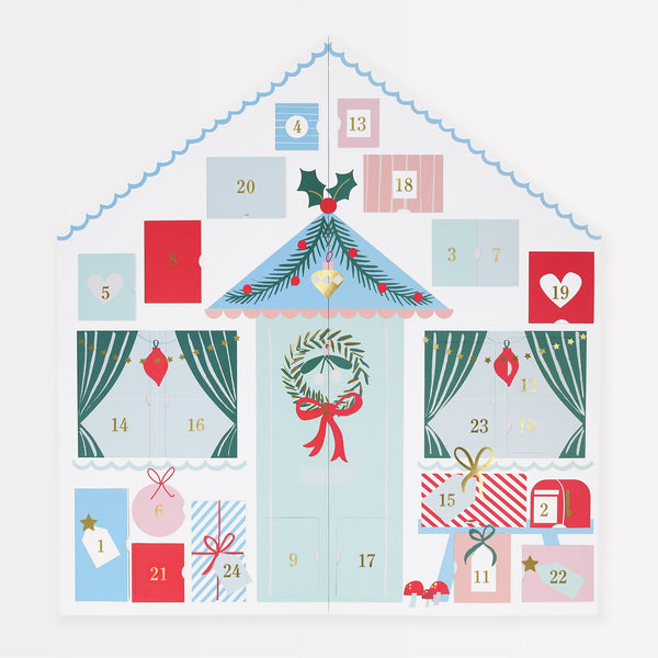 Our sticker advent calendar, with stickers to decorate Santa's cabin, is the perfect festive playful activity for kids.