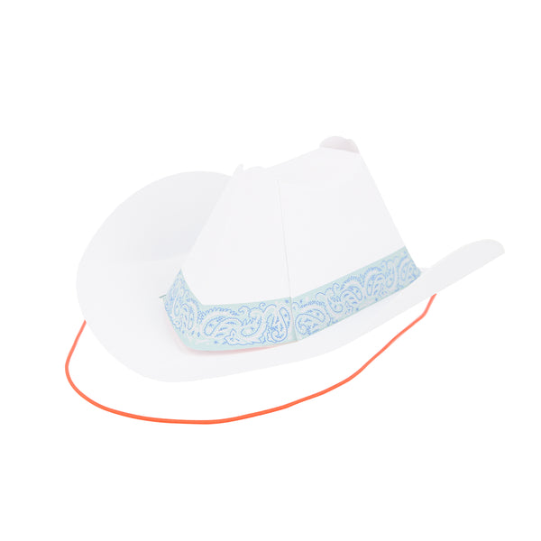 Our mini party hats are made in the shape of Western hats, crafted from paper in 8 fabulous colors. Image7