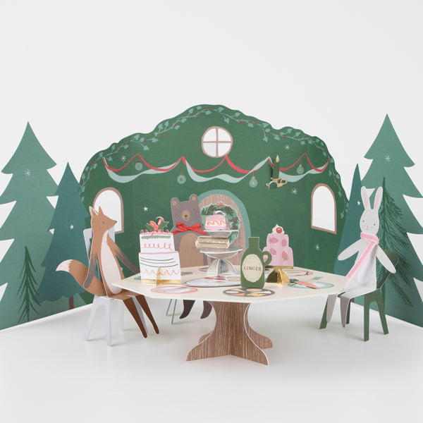 Our paper advent calendar is an interactive animal tea party, with lots of charming 3D details. Image5