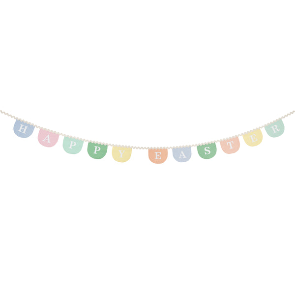 Add our fabric Easter garland to your Easter hanging decorations, the pastel colors look amazing on the wall or table. Image4