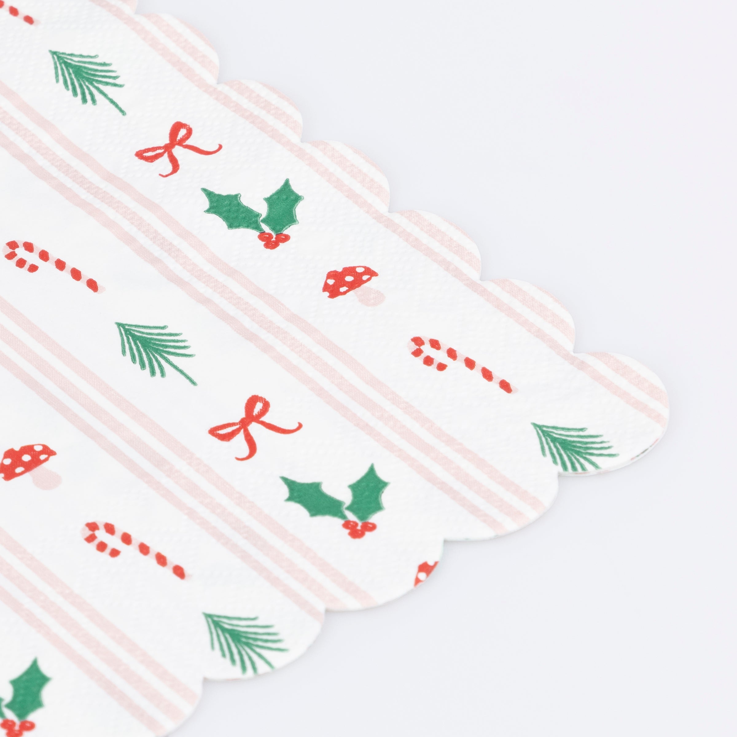 Meri Meri Paper Napkins Festive Icon Stripes Large - Thumbnail 5