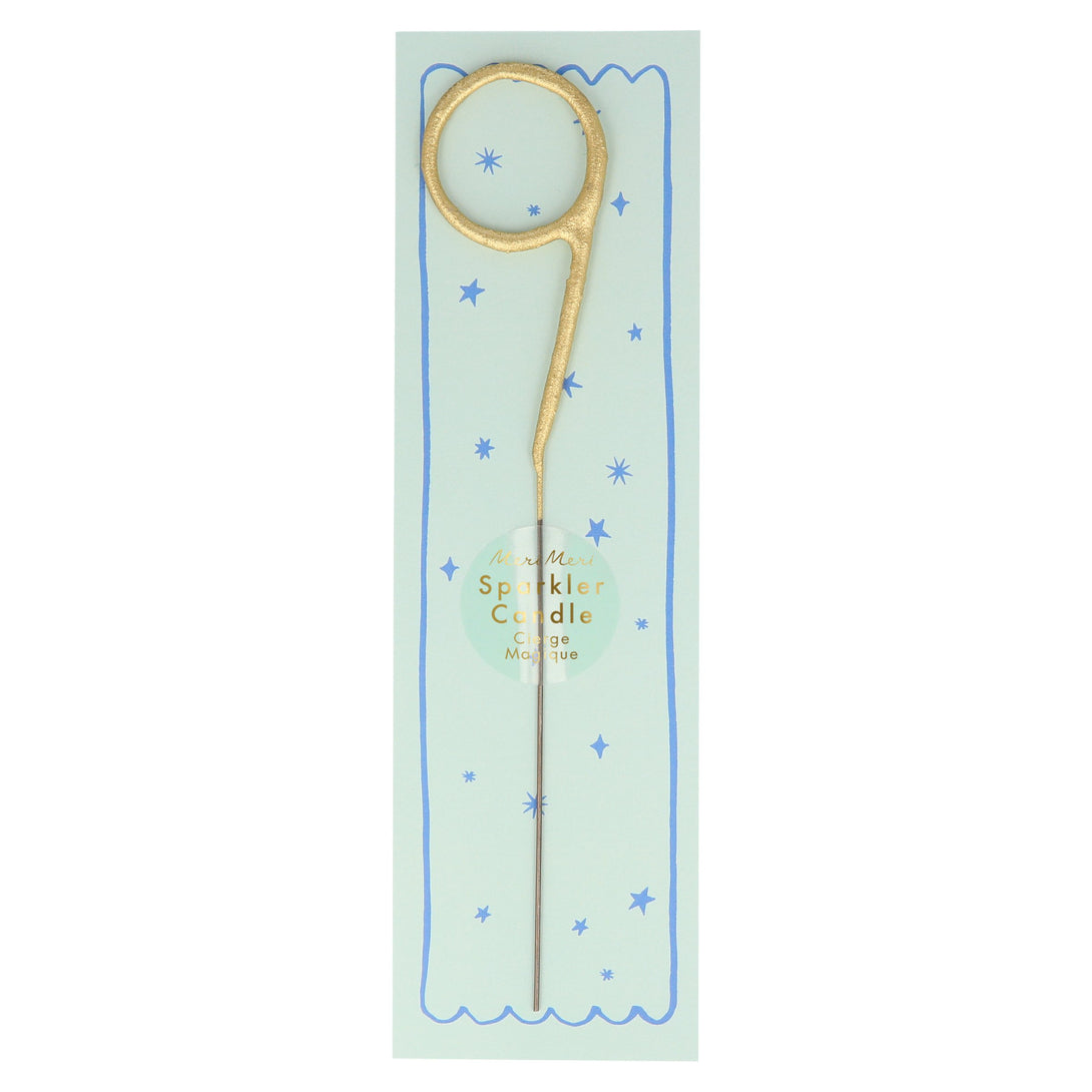 Gold Sparkler Numbers 0 To 9 Candles (Parent),Gold Sparkler Numbers 0 To 9 Candles (Parent) Image1