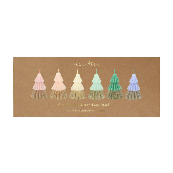 Our Christmas candles, in the shape of Christmas trees, are colorful and glittery, are perfect as a host gift. Image4