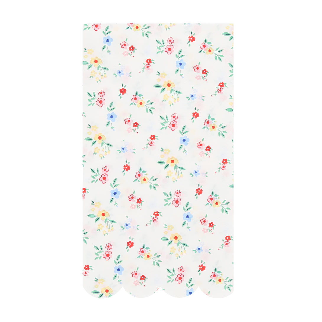 Our floral guest towels are ideal for table layering or for placing in guest bathrooms.