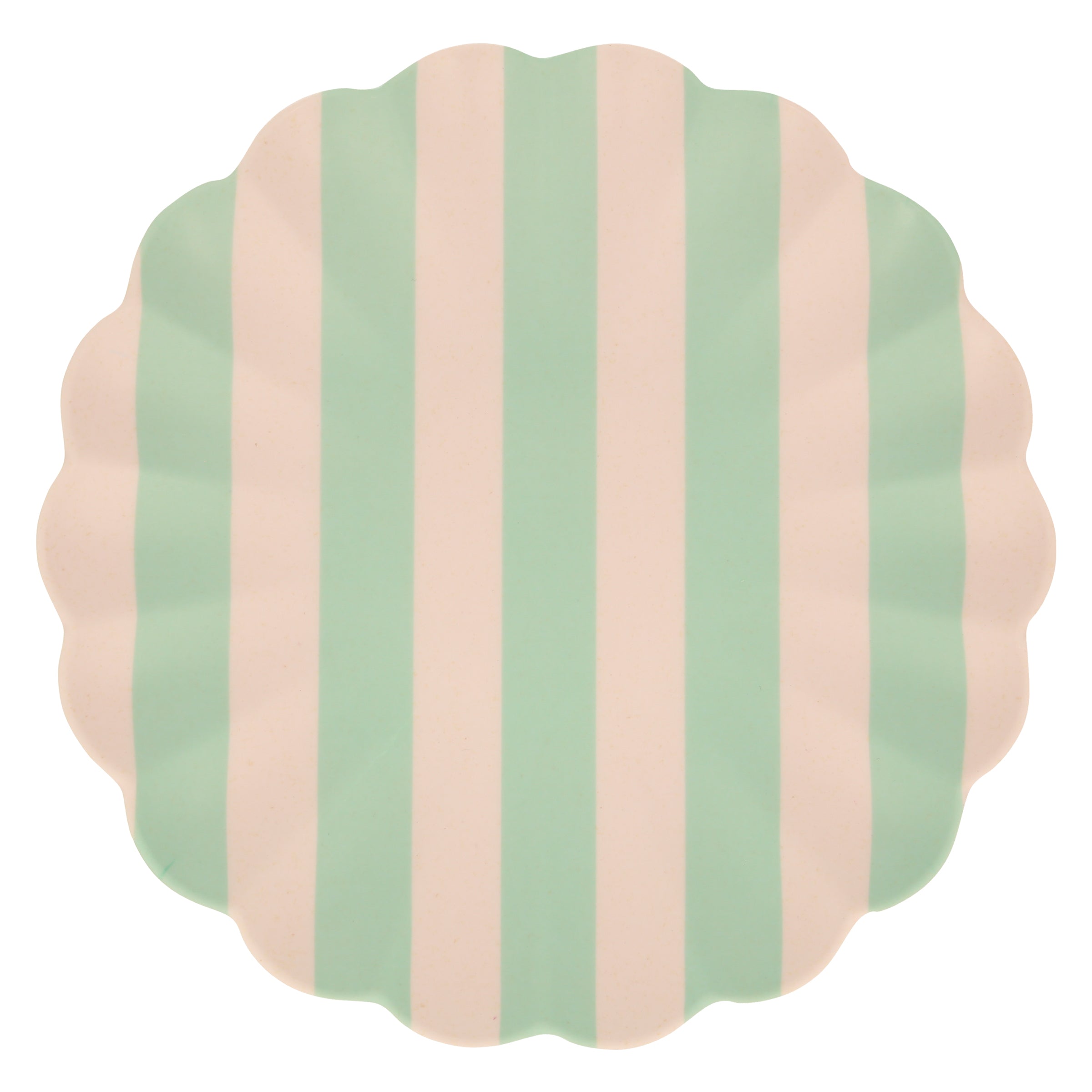 Our striped plates, with red, mint and blue teamed with pale pink, are reusable and perfect for all parties.