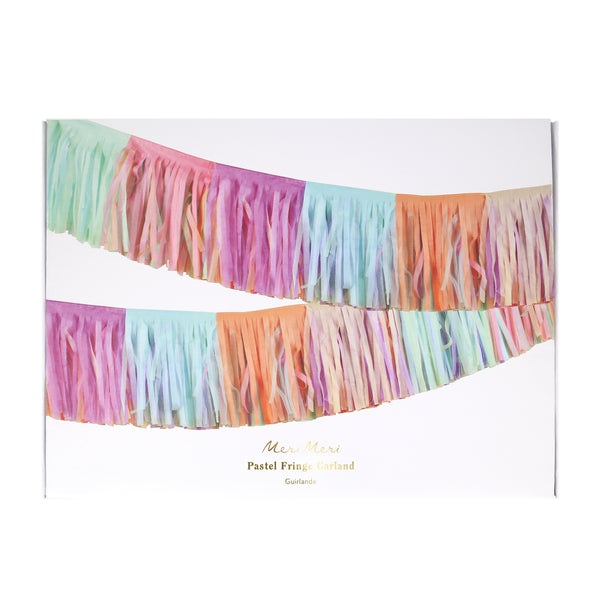 Decorate kids's bedrooms or parties with our pretty pastel garland made with fringe tissue paper for texture and style. Image4