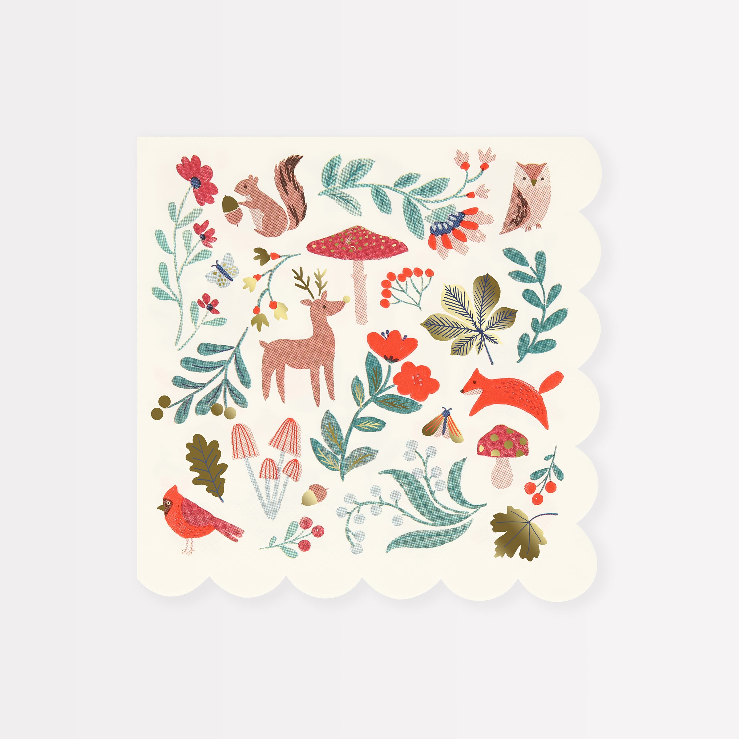 Winter Woodland Large Napkins - Thumbnail 4