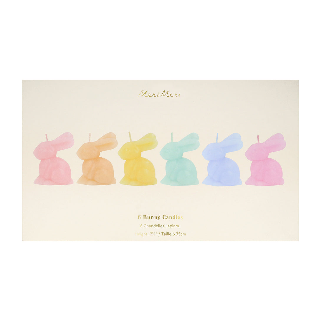 Our Easter candles make great Easter decorations, crafted in the shape of cute bunnies in pastel shades with colored wicks.