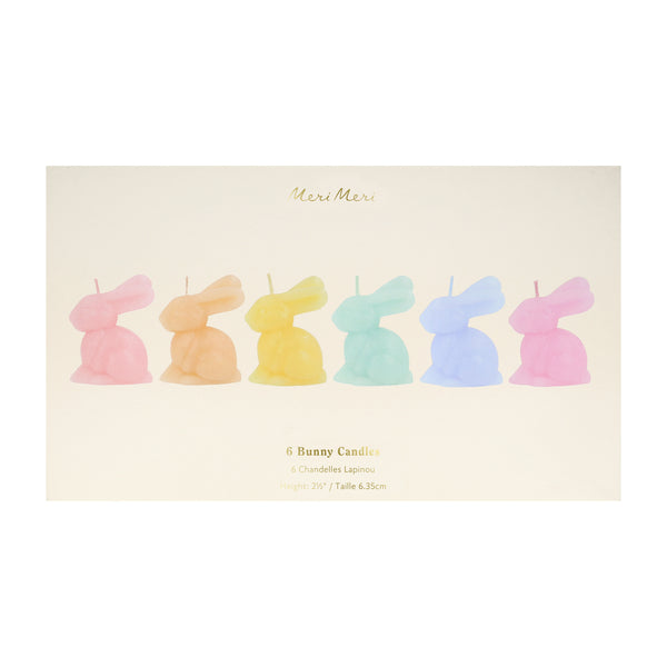 Our Easter candles make great Easter decorations, crafted in the shape of cute bunnies in pastel shades with colored wicks. Image5
