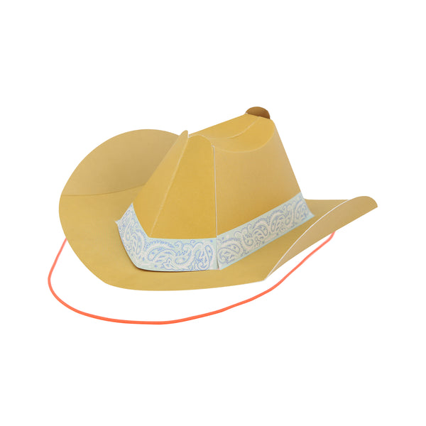 Our mini party hats are made in the shape of Western hats, crafted from paper in 8 fabulous colors. Image9