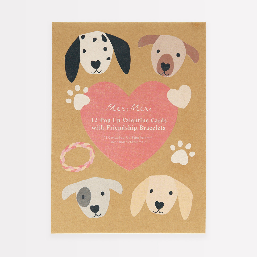 Kids Dog Valentine Cards – Meri Meri - Main Image