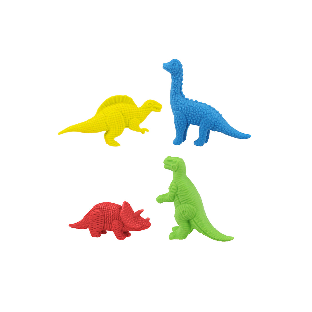 Our dinosaur cards team up with dinosaur erasers for a fun-filled Valentine's gift.