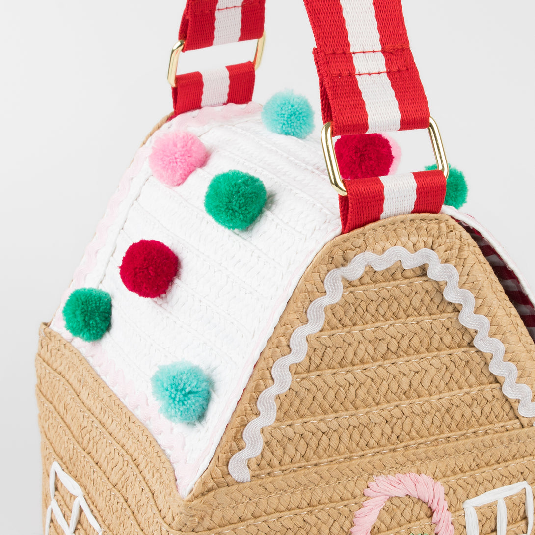 Our gingerbread woven paper bag makes the most amazing Christmas accessory.