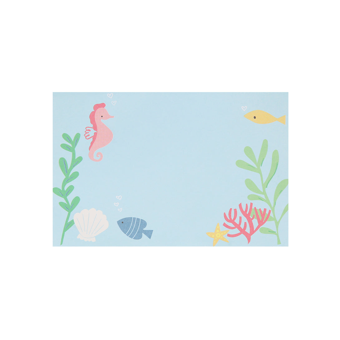 Our special Valentine's cards have a fun sea theme and come with sealife erasers as a special Valentine's gift too.