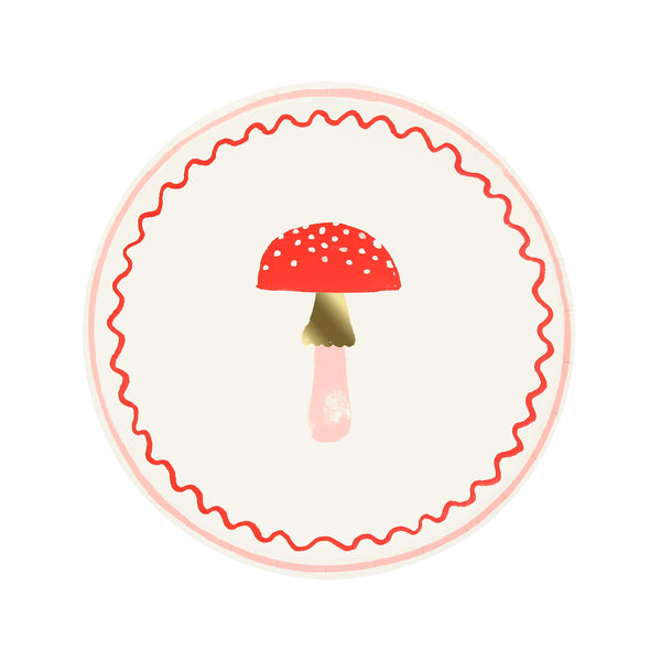 Our side plates, with a festive mushroom Christmas design, are ideal for small savory and sweet treats. Image5