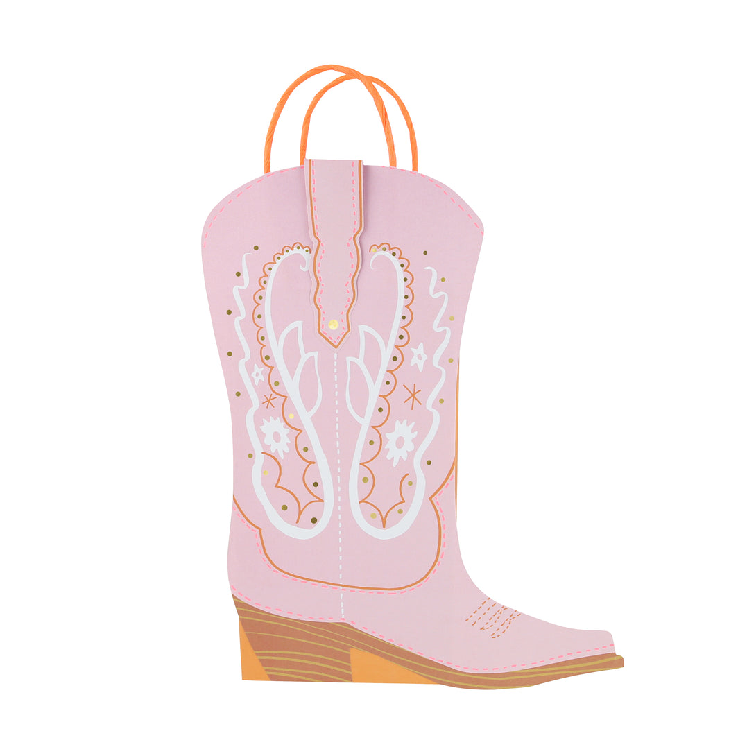 Our western boot party bags are perfect for a western party, fun and colorful with room to pack with party bag gifts.