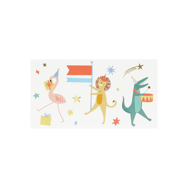 Our kids temporary tattoos have adorable dancing animals, super cute. Image3