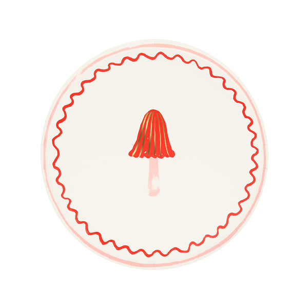 Our side plates, with a festive mushroom Christmas design, are ideal for small savory and sweet treats. Image6