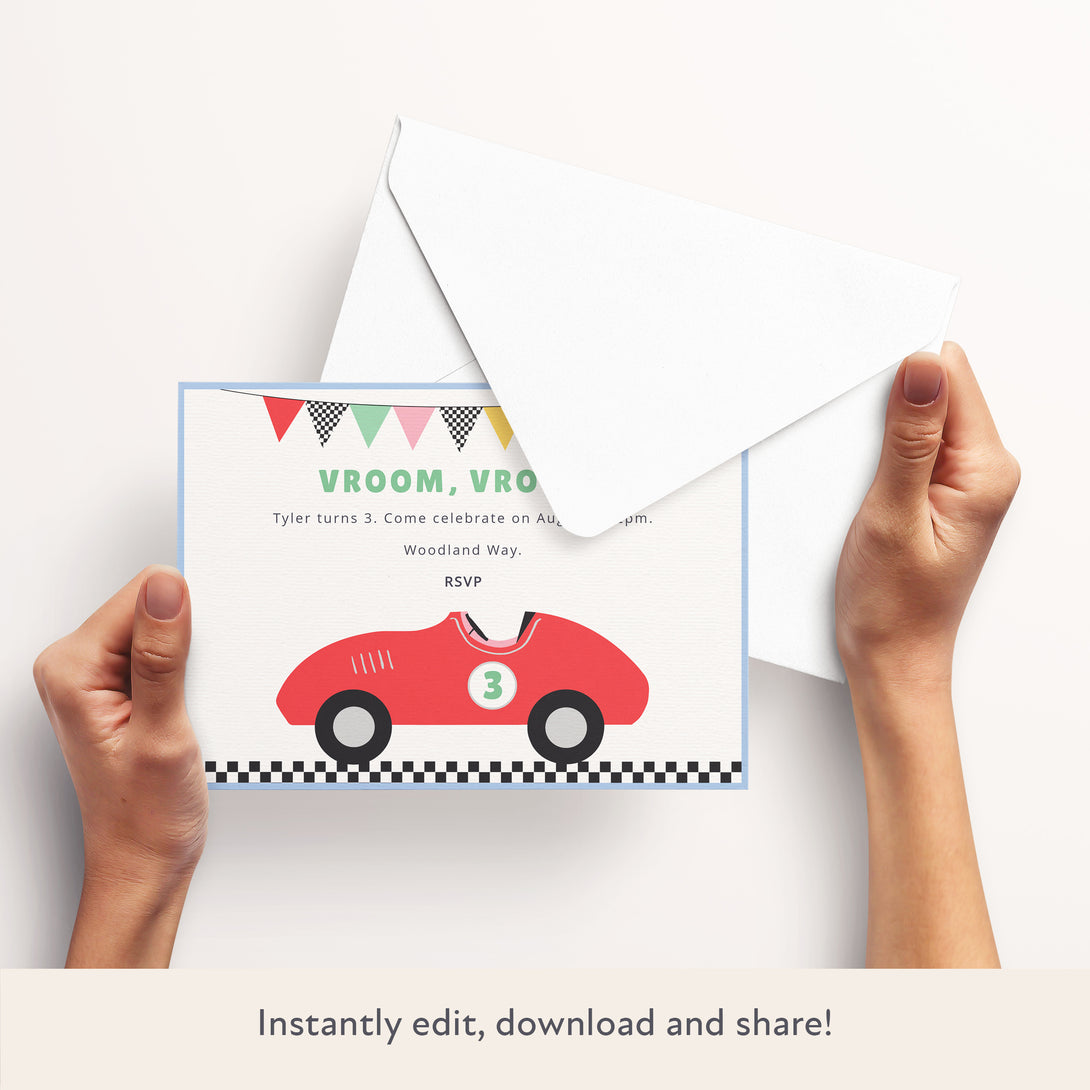 Car Party Invitation – Meri Meri