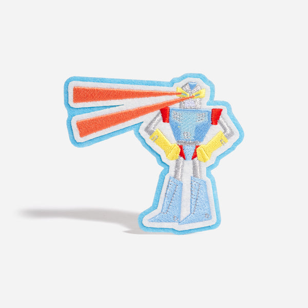 This robot patch is full of fun – just peel, stick and go or you can sew it on . Image1