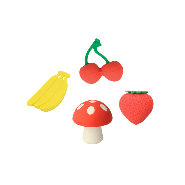 Our special Valentine's card set includes fruit-themed cards and erasers for a fun Valentine's gift. Image7