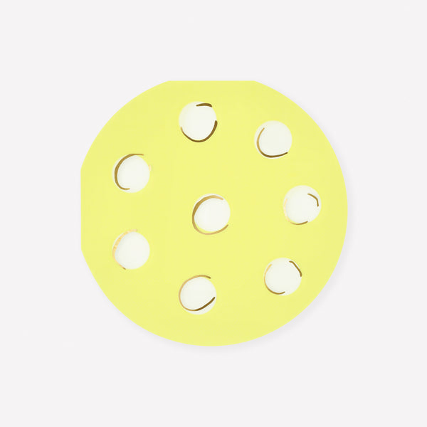 Our pickle ball napkins, made from 3-ply paper, are perfect for a sports party to add fun and color to the party table. Image1