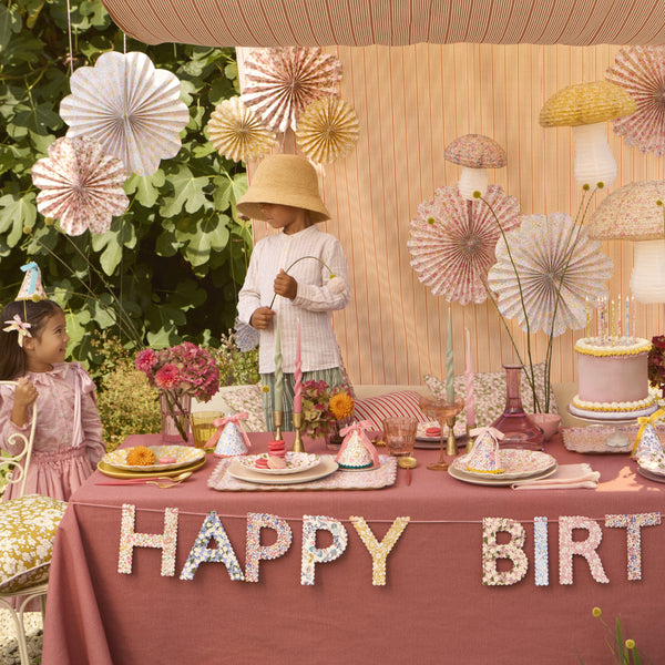 Meri Meri x Liberty Paper Pinwheel Decorations (x 6)