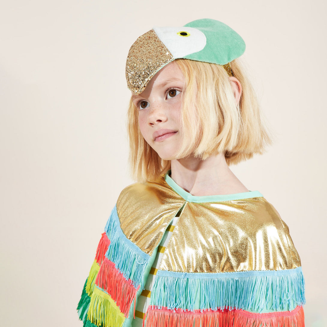 Our parrot costume is perfect for kids dress up or as a bird Halloween costume. Image5