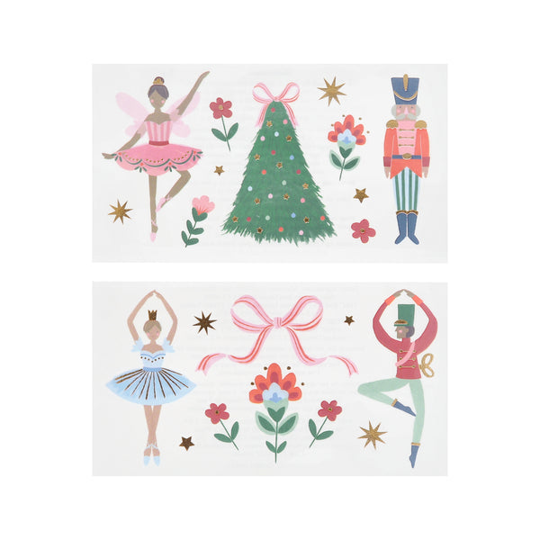 Our Christmas temporary tattoos, with a Nutcracker ballet theme, are perfect as stocking fillers, party bags gifts or for party activities. Image2