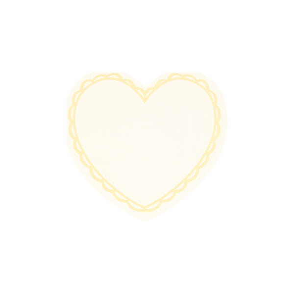 Our paper napkins, featuring pink napkins and other beautiful pastel shades, are heart shaped. Image1