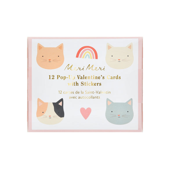 Our Valentine's Day cards for kids includes pop-up cats and boxes for them to sit in, with cute collar details, a lovely gift for ages 3+. Image4