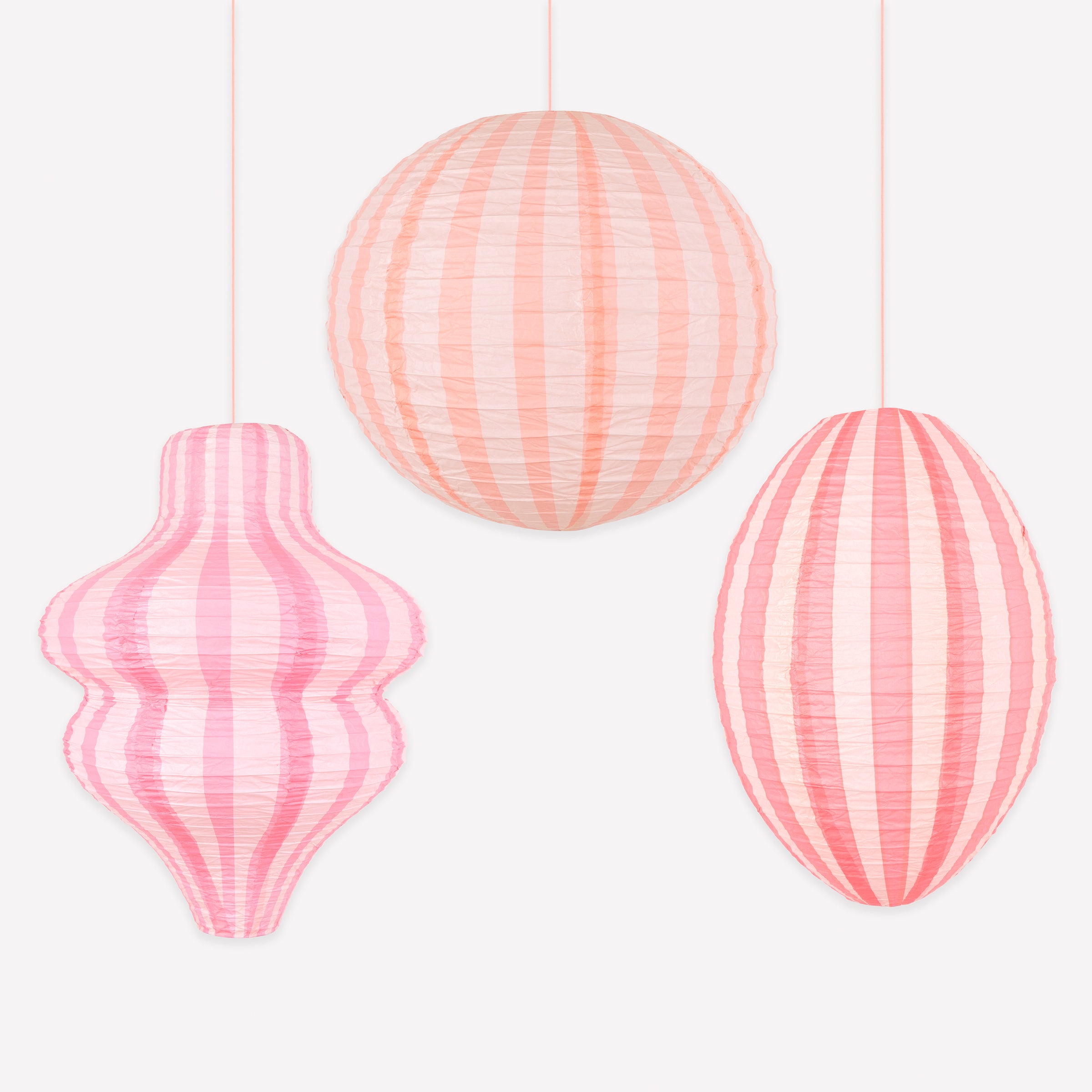Pink Lanterns (x 3)