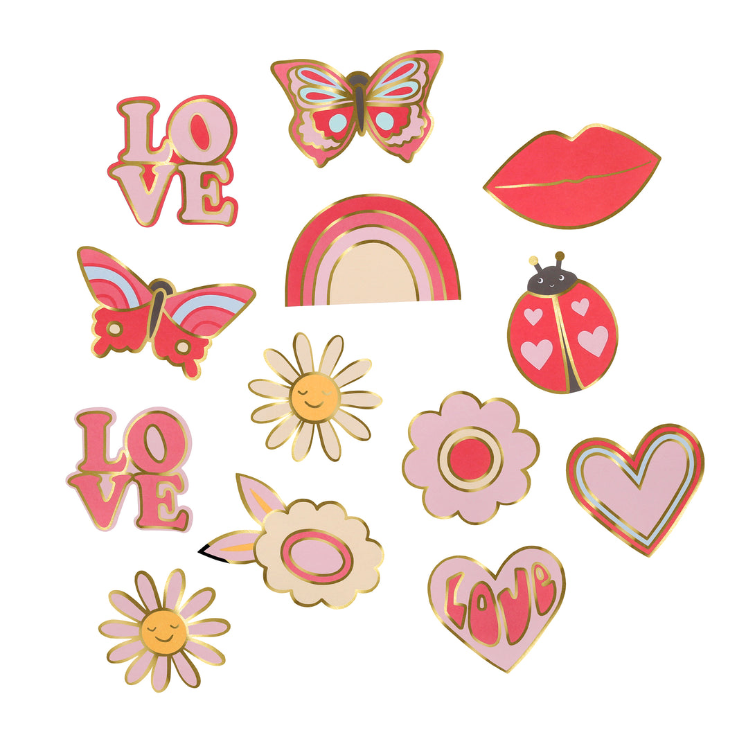 Groovy Valentine's Day Stickers – Meri Meri