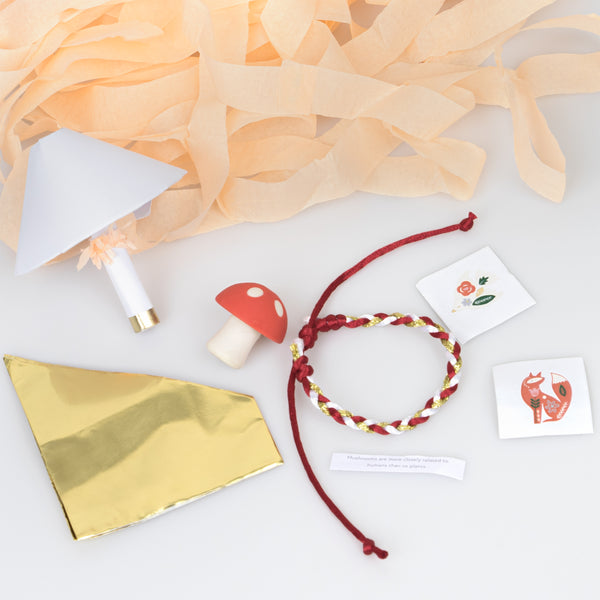 Our special party favors, in the shape of mushrooms, are perfect as party bag gifts or fairy party decorations. Image4