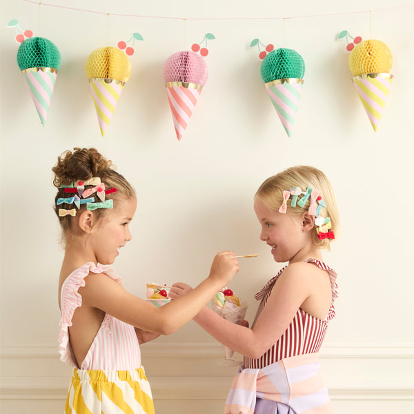 Ice Cream Hair Clips (x 6)