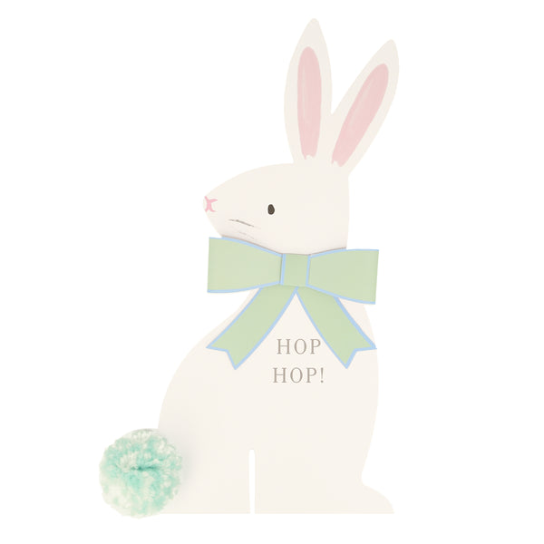 Our special kit includes bunnies with bows and signs with clues to help your kids find their Easter eggs. Image5