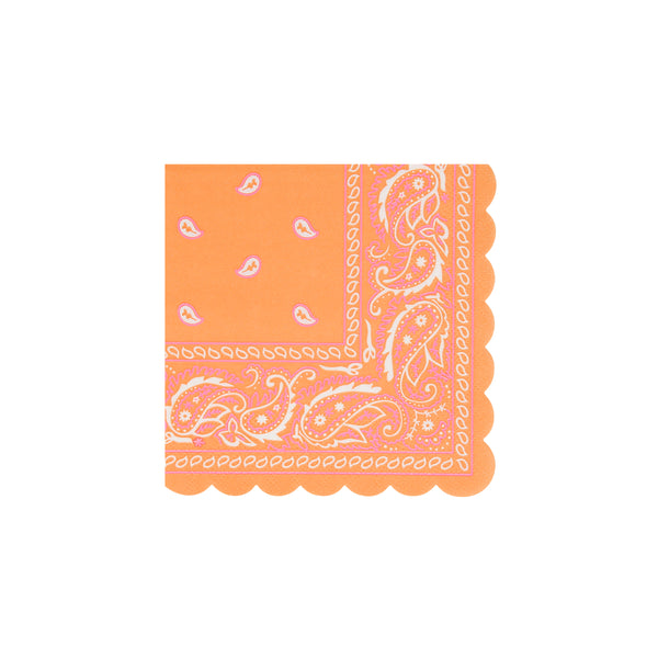 Our party napkins, with colorful bandana designs are great for tablescaping for a country music party, BBQ or line dancing fun. Image7