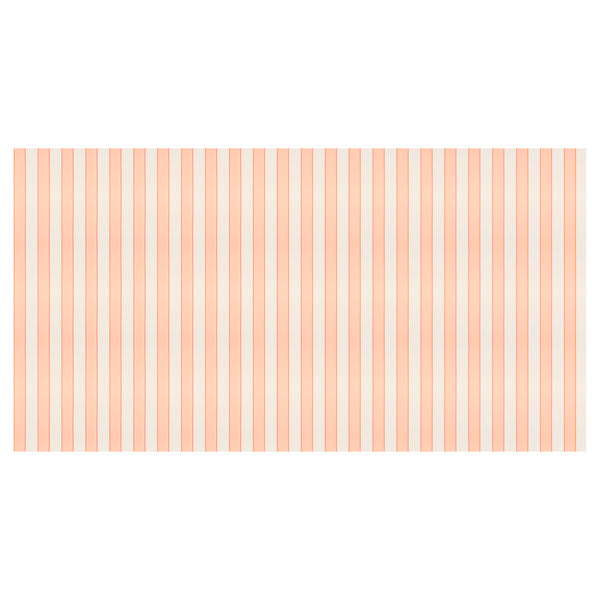 Our striped tablecloth, with peach stripes, is ideal for a princess party, ballet party or a romantic meal. Image3