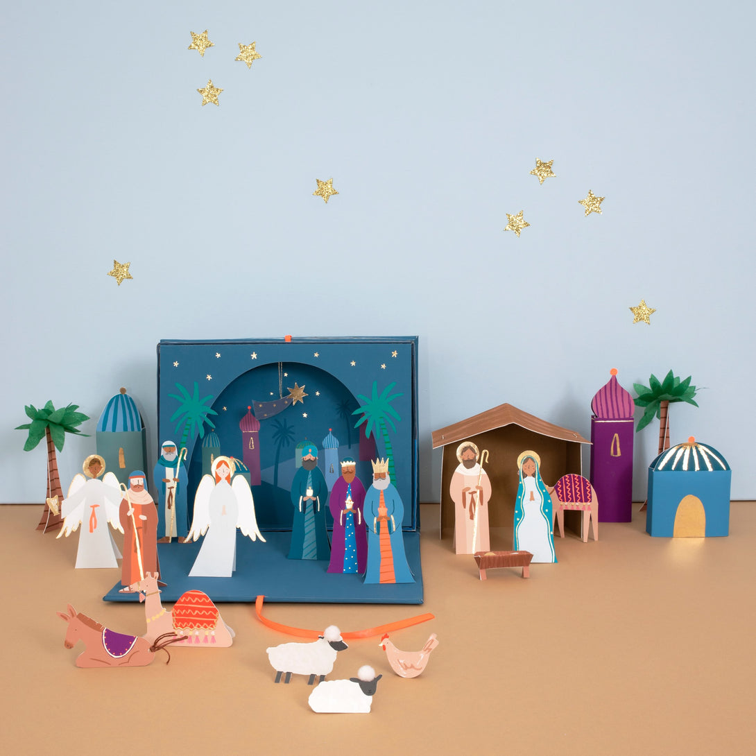 Create the nativity scene with this amazing advent calendar.