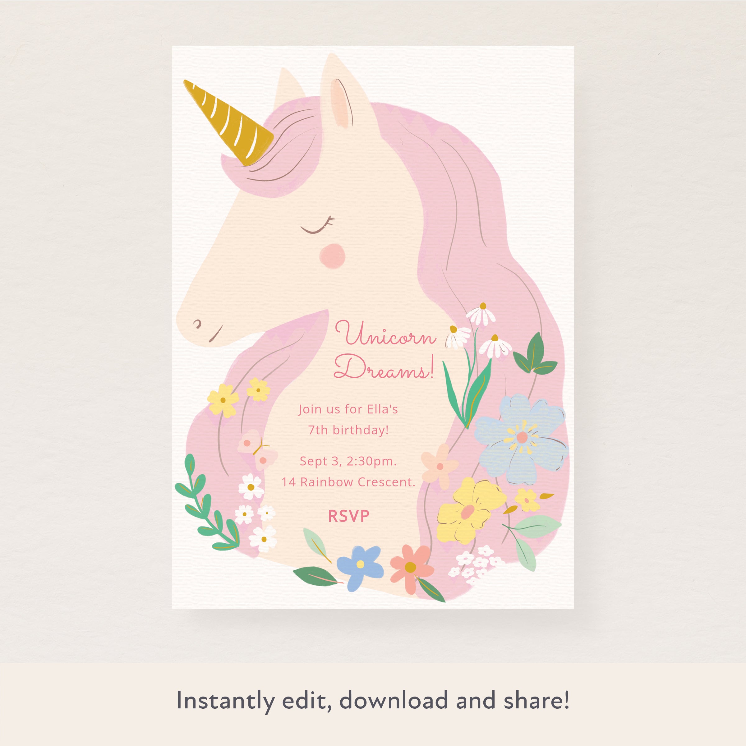 Unicorn Party Supplies - Who Wants 2 Party