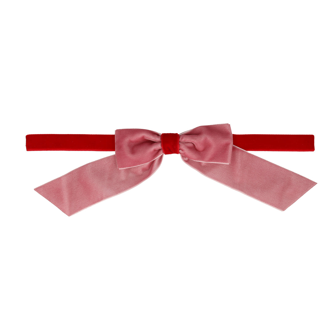 Our velvet bows make versatile Christmas gift box decoration ideas.