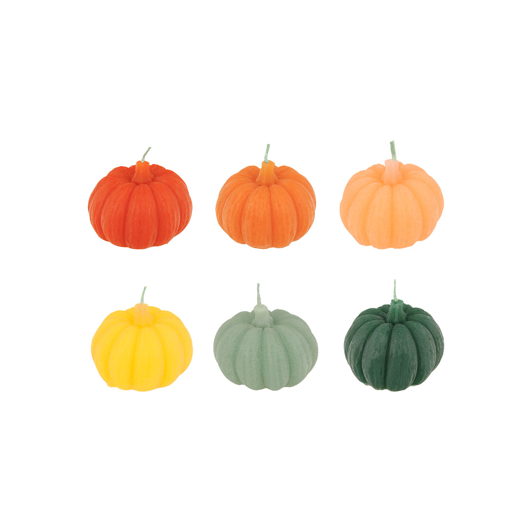 Our pumpkin candles are the perfect Thanksgiving table decorations or for as fall candles.