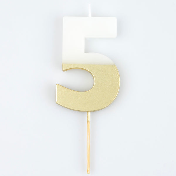 Our birthday cake candles, with gold dipped details, are stunning.,Our birthday cake candles, with gold dipped details, are stunning. Image1