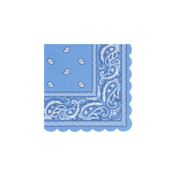 Our party napkins, with colorful bandana designs are great for tablescaping for a country music party, BBQ or line dancing fun. Image3