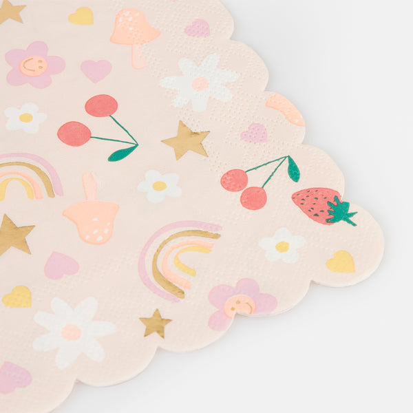 Add fun and color to your party table with our party napkins with 90s inspired designs. Image3