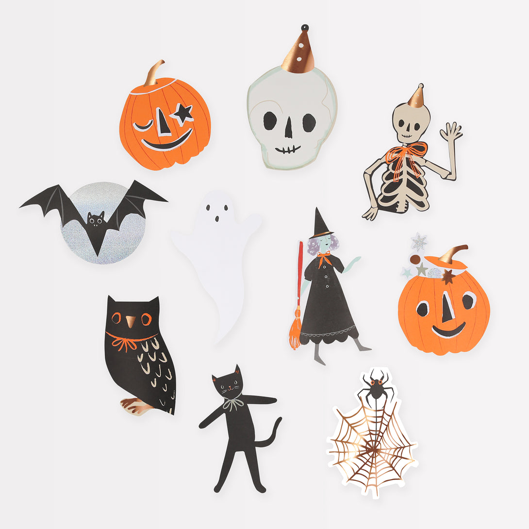 Kids love stickers, and will adore this terrific Halloween sticker set presented in a matchbox-style container.