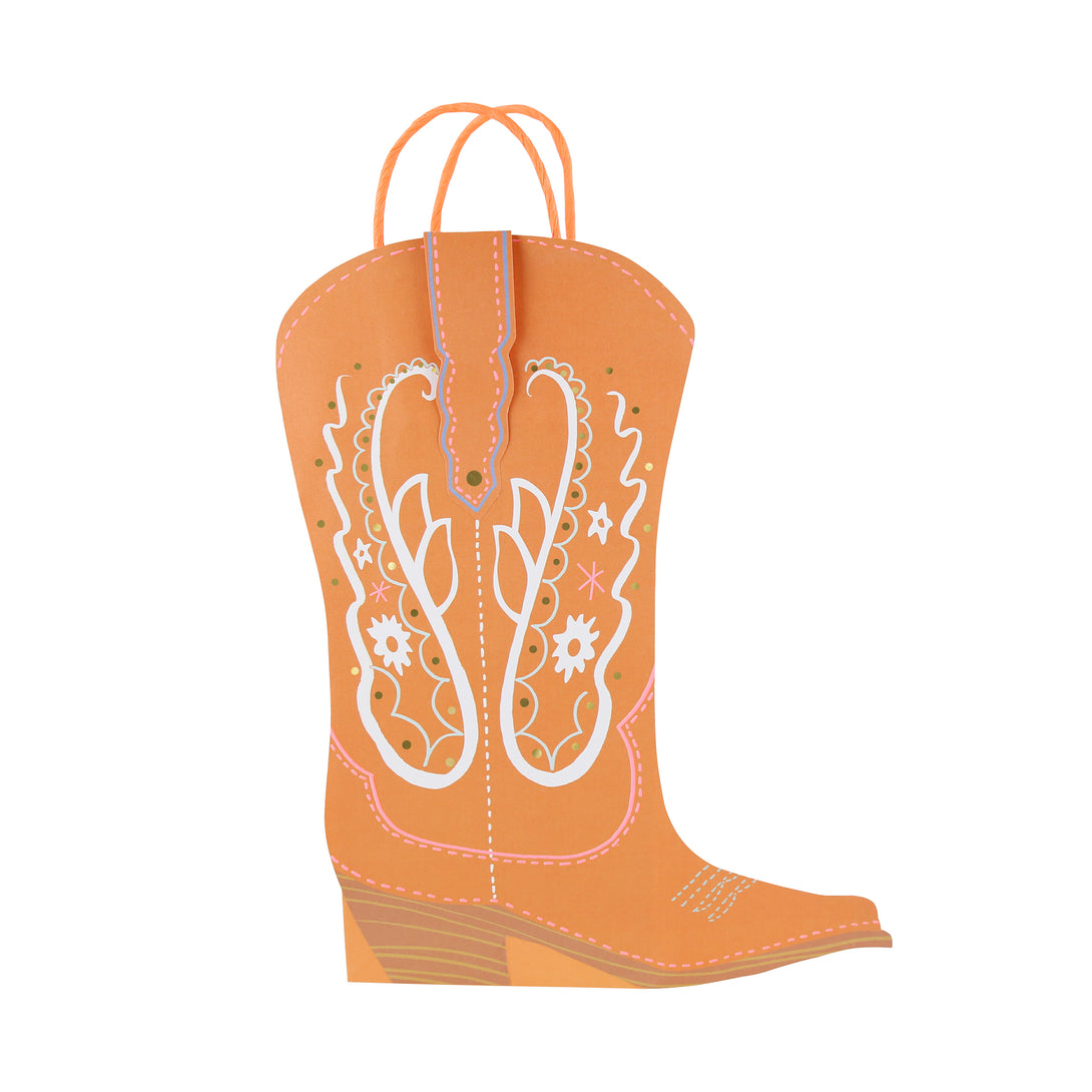 Our western boot party bags are perfect for a western party, fun and colorful with room to pack with party bag gifts.