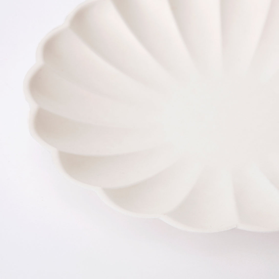 Large Cream Compostable Plates - Big Multipack