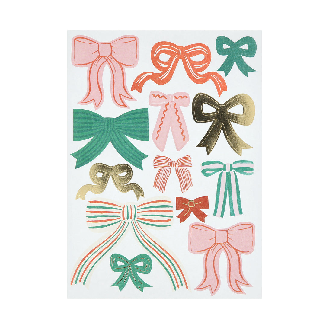 Simple Bow Sticker Bow Stickers (x 10 sheets) β Meri Meri